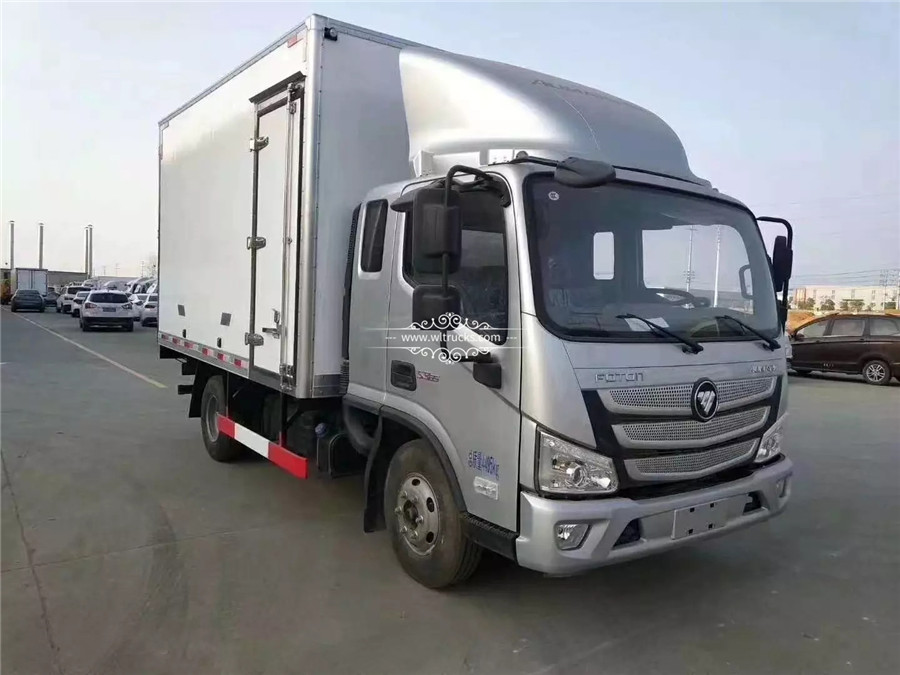 Foton semi fresh fish refrigerated transport truck