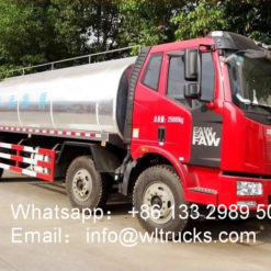 6x2 FAW 20 ton Fresh Milk Tanker Transportation Truck