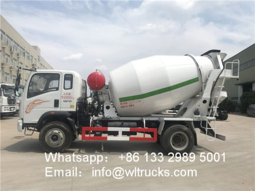 HOWO 6m3 concrete mixer truck