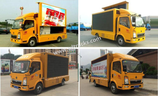 HOWO led billboard truck