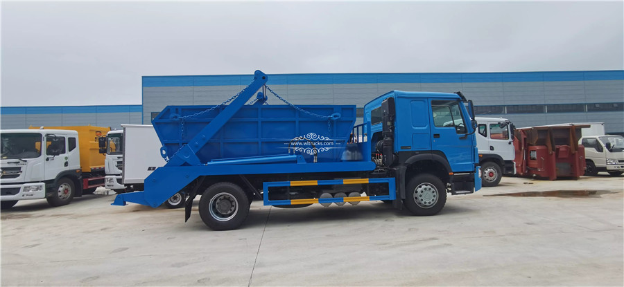 Howo 12m3 Swing arm garbage truck