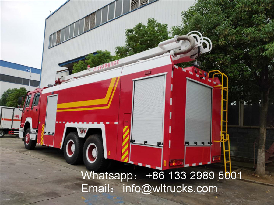 Howo Elevation jetting fire truck