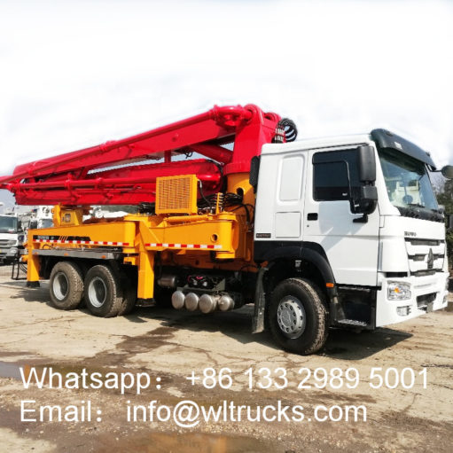 Howo concrete pump truck