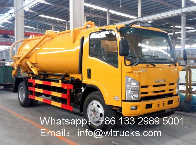 ISUZU 10 ton sewage suction truck