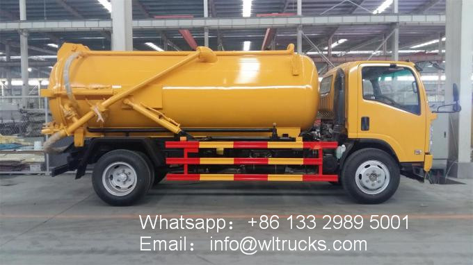 ISUZU 10000liters sewage suction truck