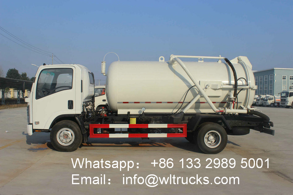 ISUZU 10m3 sewage suction truck