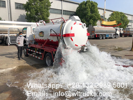 ISUZU sewage dump truck