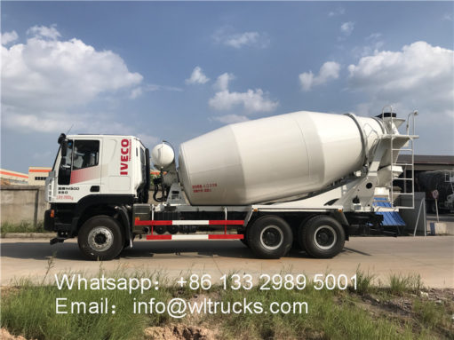 6x4 IVECO Hongyan 15m3 Concrete mixer truck