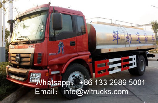 Foton Auman 10cbm to 15cbm Insulation Milk Tanker truck