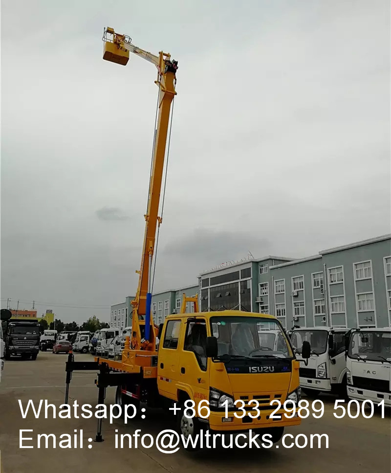 Isuzu 18m aerial platform truck