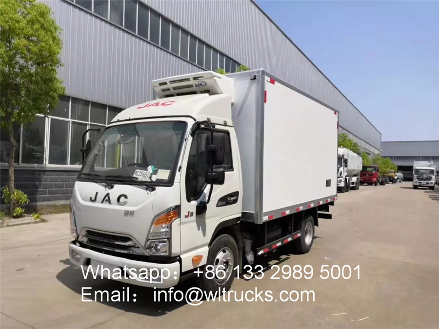 JAC 3 ton Kangling freezer Trucks