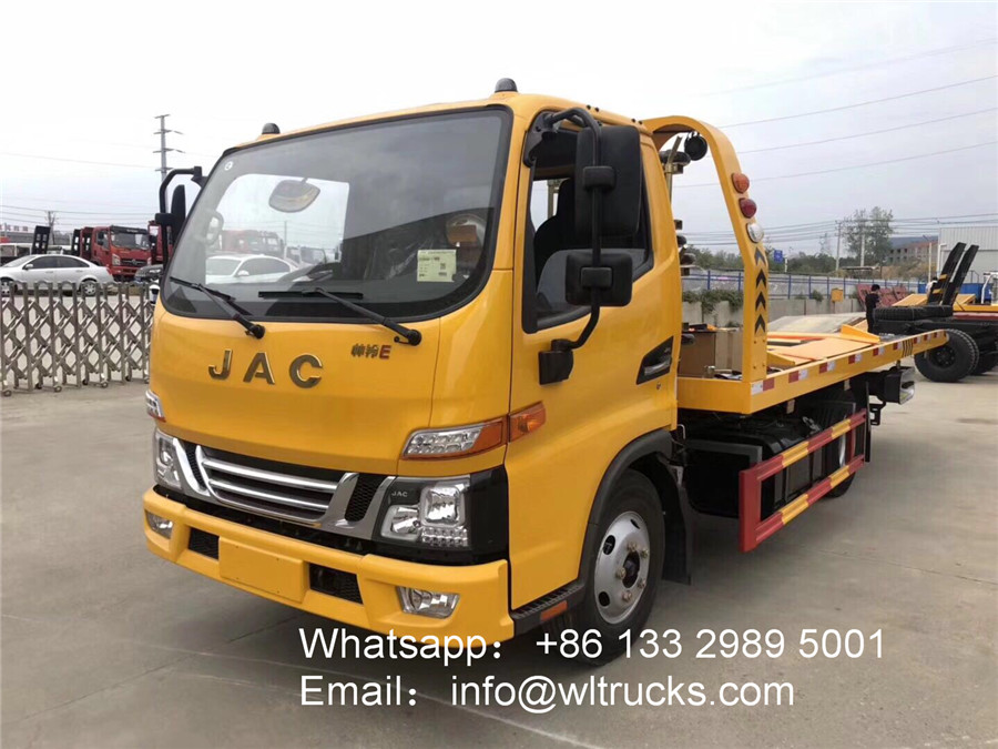 JAC 5 tonne flatbed tow truck