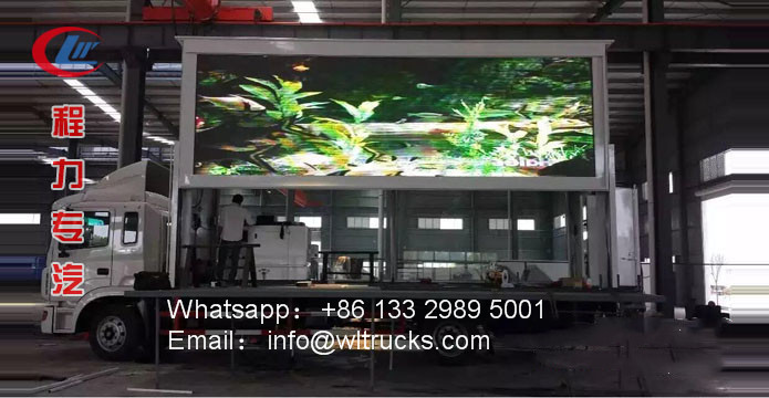 JAC big led wall truck