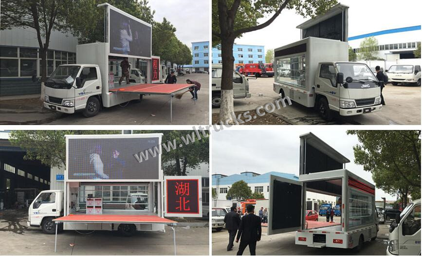 JMC mobile led billboard truck