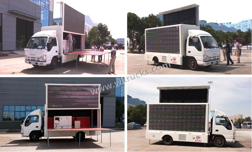 Japanese ISUZU led mobile trucks