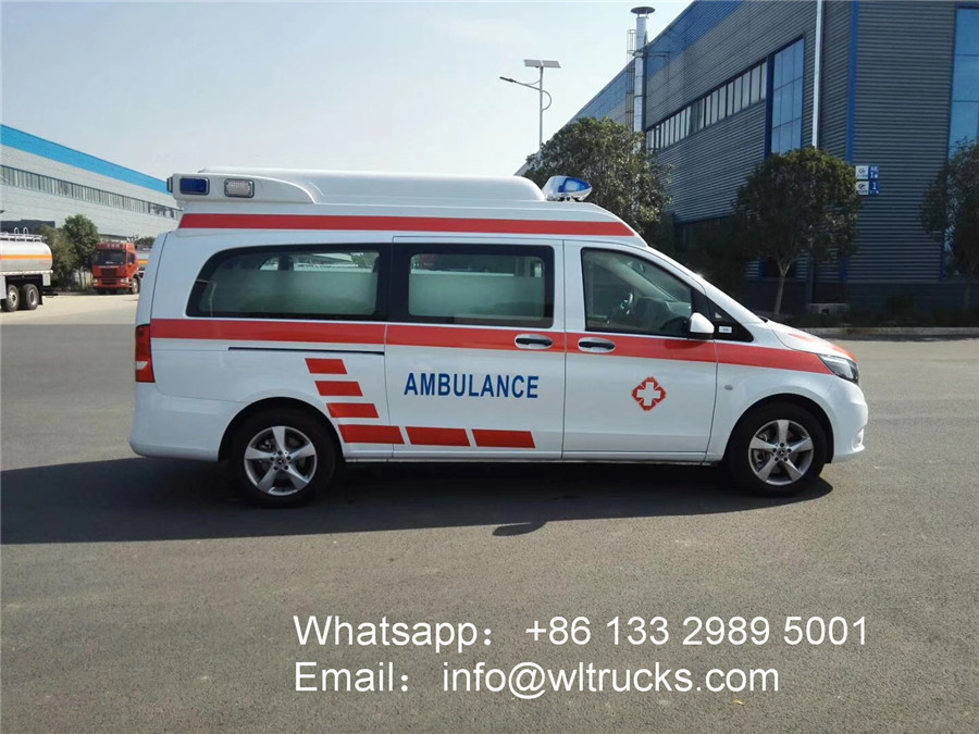 Mercedes Benz ambulance car