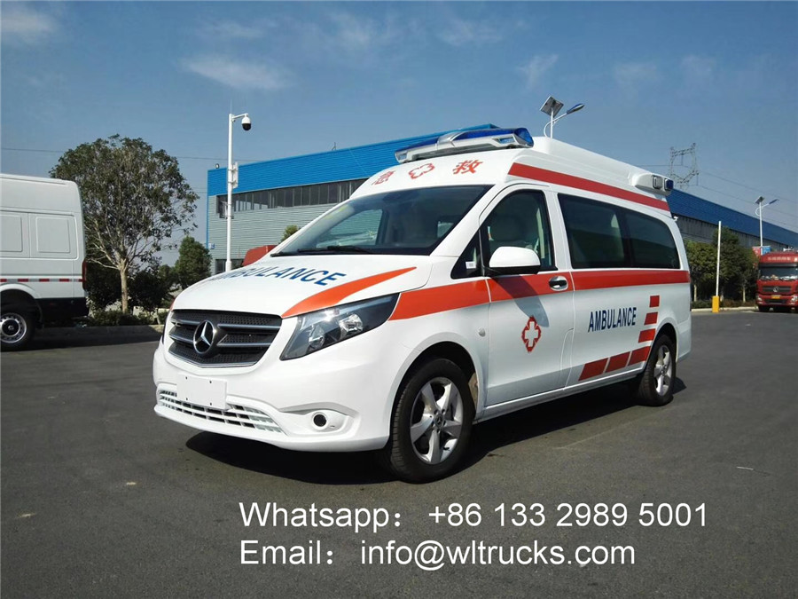 Mercedes Benz ambulance vehicle
