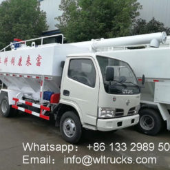 RHD/LHD Dongfeng 4 ton Fish bulk feed truck