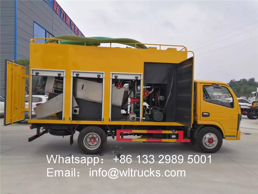 Sewage treatment truck