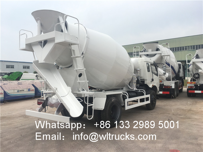 Shacman 6 cubic meters concrete mixer truck - fuel truck,sewage suction