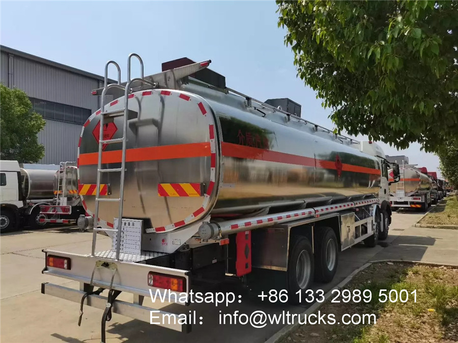 Sinotruk Sitrak Aluminum 35000 liter fuel tank truck