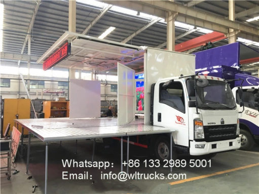 Sinotruk stage truck