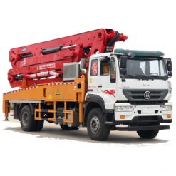 Sinotruk steyr 35m concrete pumping truck