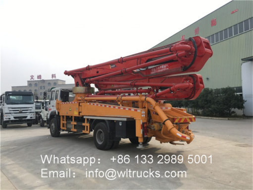 Sinotruk steyr concrete pumping truck