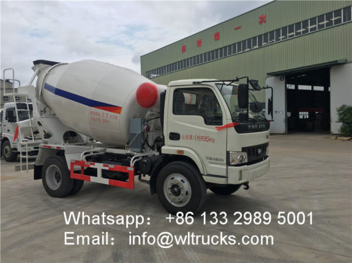 Yuejin 5m3 concrete mix truck