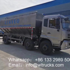 cattle feed transport truck