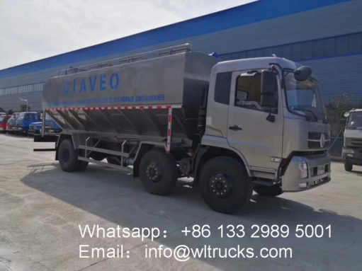 cattle feed transport truck