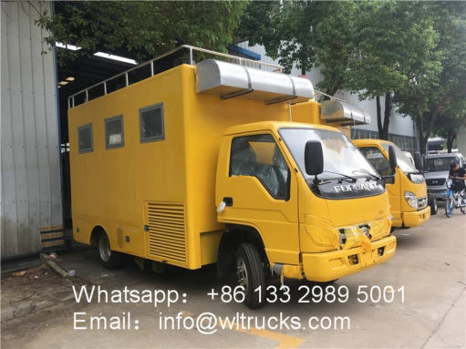 Foton 4.2m mobile diesel container restaurant food truck