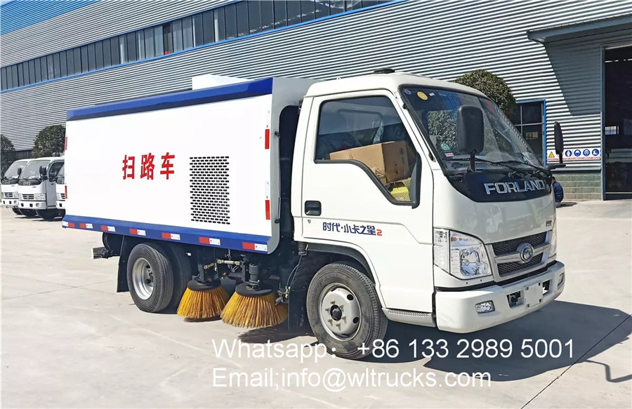 diesel sweeper truck