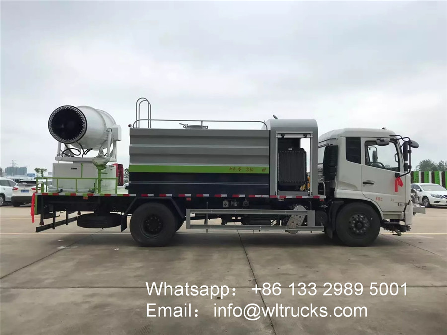 disinfection spray truck