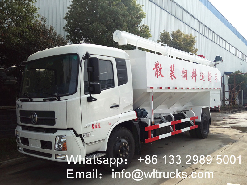 electric auger bulk feed truck