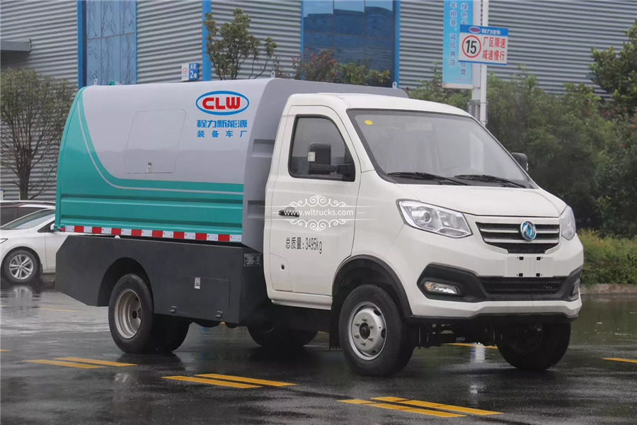 electric sealed garbage truck