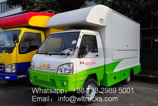 JAC custom hot dog beverage food vendor kitchen cart