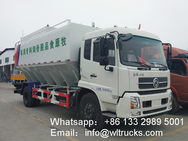 hydraulic auger bulk feed truck