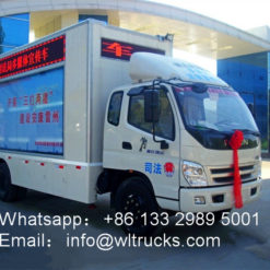 led advertising truck