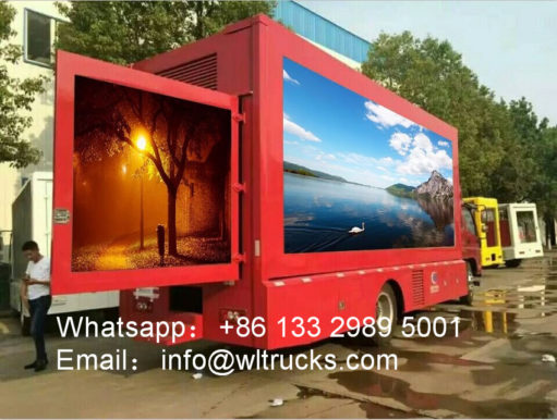 led wall truck