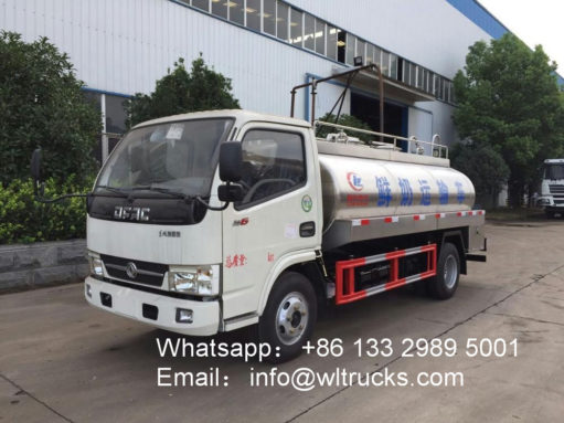 milk transport truck