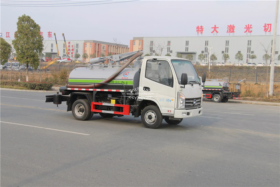 mini 3cbm Septic truck