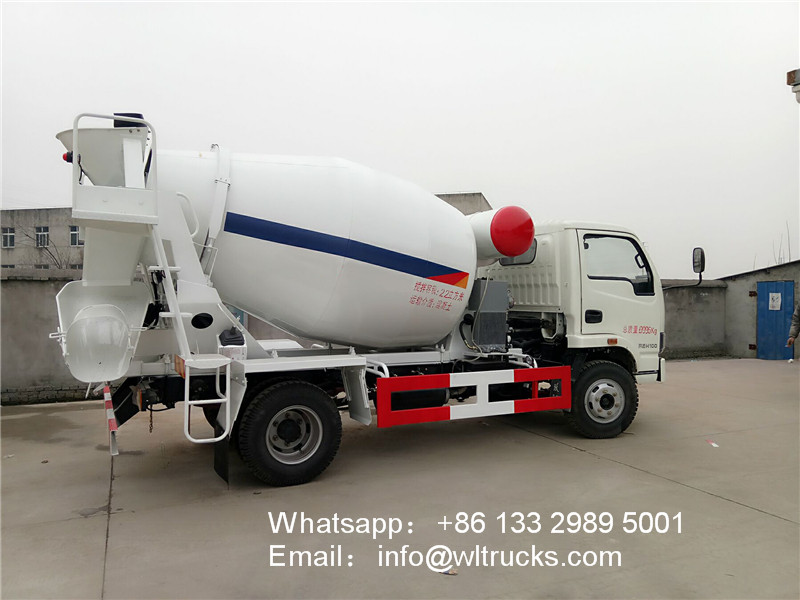 Yuejin 3m3 mini cement mixer truck