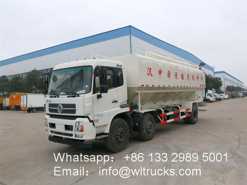 6x2 Dongfeng 30cbm poultry bulk feed truck