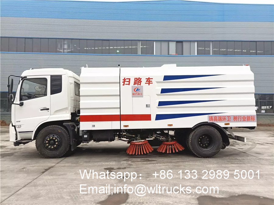 road sweeper machine