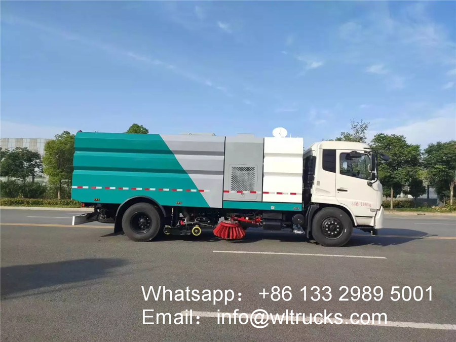 road washing sweeper