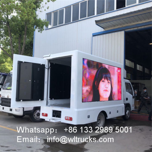 small Led billboard truck