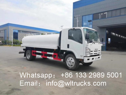 Japan Isuzu 12000 liter stainless steel milk tanker truck