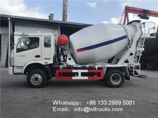truck mounted concrete mixer