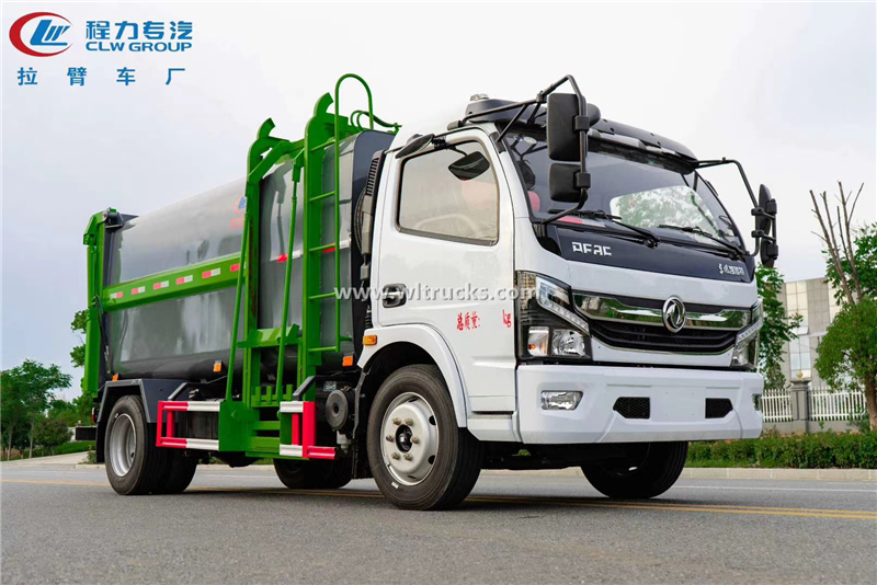 10cbm Side mounted garbage compactor truck